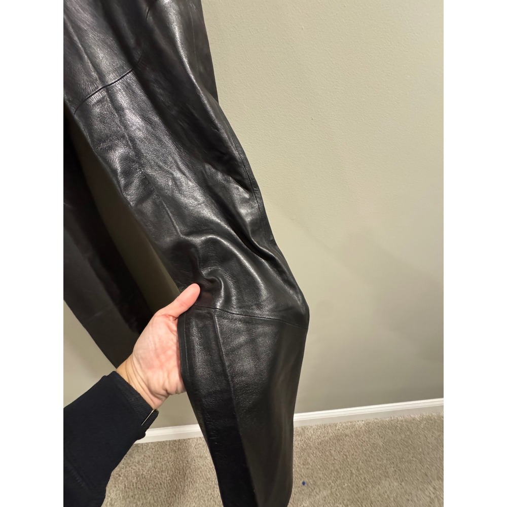 Wilsons Leather Pelle Studio Pants Bootcut Size 6 Black Women's - Picture 3 of 8